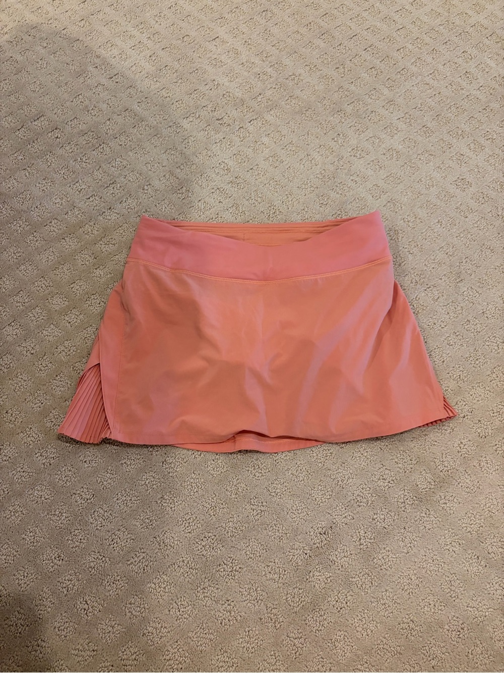 Lululemon Women's Pink Active Skort with Pleated Side Panels